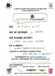 Pozvánka na jarní úklid obce